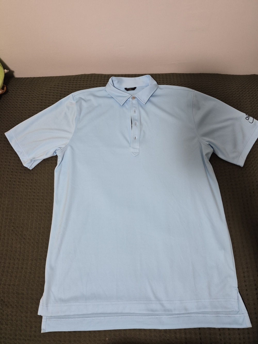 Zero Restriction Tour Series Light Blue Men's Polo Shirt